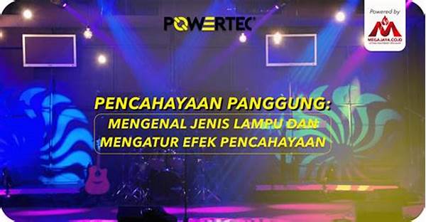 Efek Pencahayaan Panggung Teater