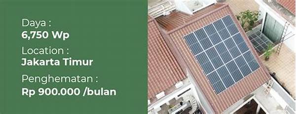 Pemanfaatan Panel Surya Rumah