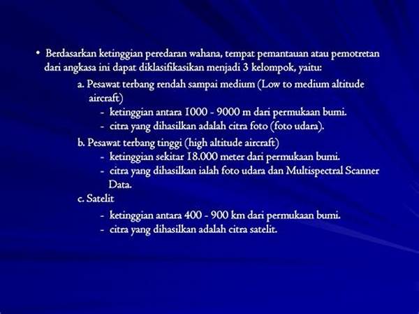 Strategi Pemotretan Dari Ketinggian