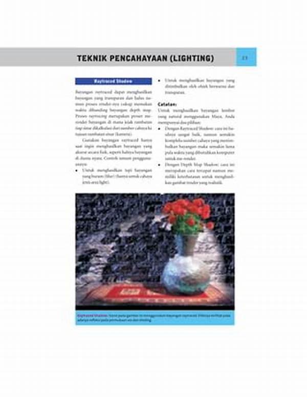 Teknik Pencahayaan Menggunakan Bayangan
