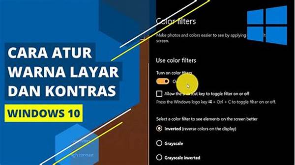 Cara Mengatur Kontras Layar.