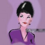 Gaya Potret Retro Elegan