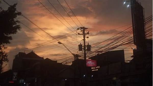 Langit Jingga Menyala Di Ufuk