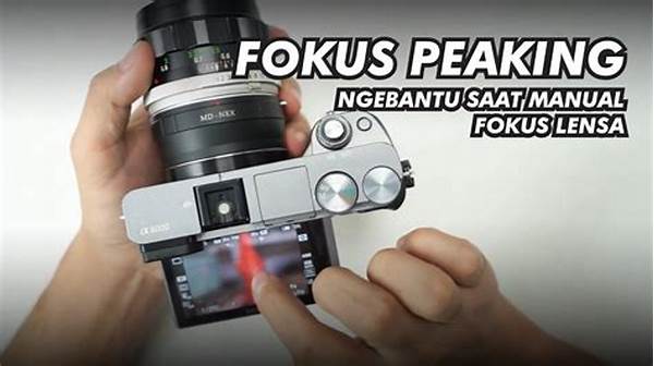 “menggunakan Fitur Fokus Manual”