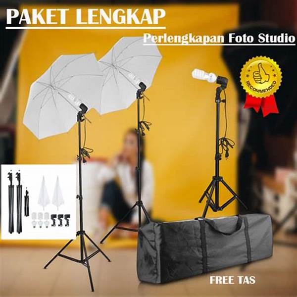 Peralatan Lighting Studio Potret