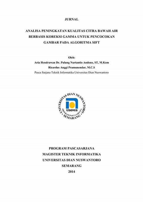 Algoritma Peningkatan Kualitas Gambar