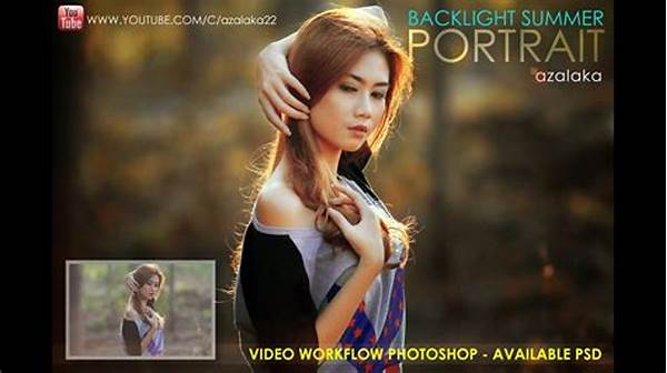 Cahaya Backlight Untuk Efek Potret