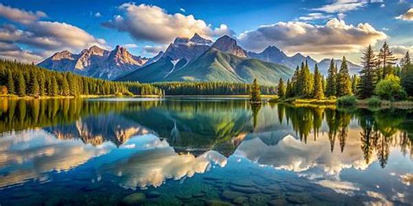 Memotret Refleksi Gunung Danau