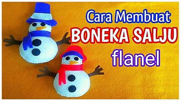 Membuat Boneka Salju Dengan Sahabat