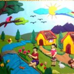 Kolase Gambar Tema Alam Indah