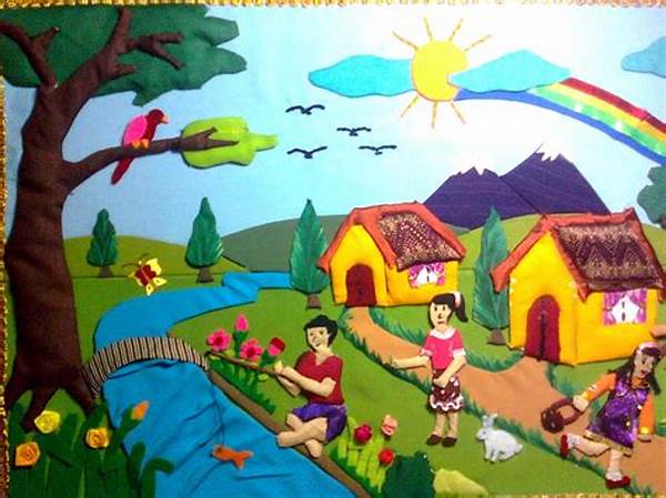 Kolase Gambar Tema Alam Indah
