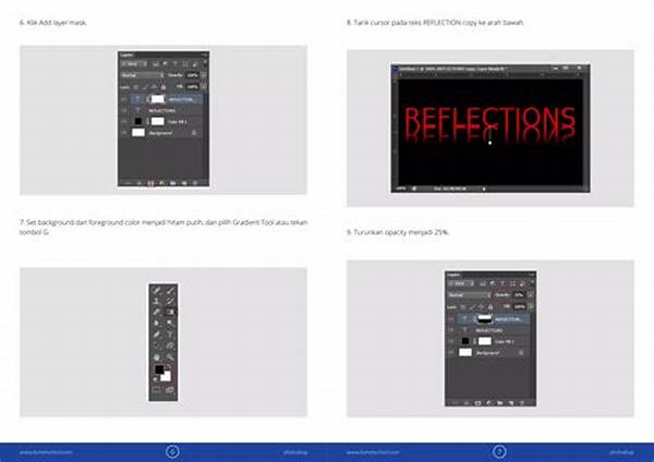 Langkah Cepat Efek Refleksi Photoshop.