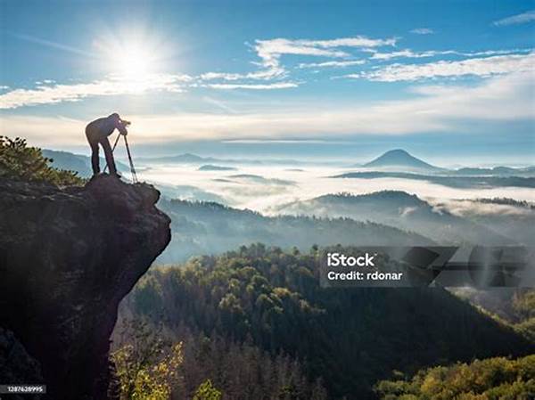 Membingkai Gambar Pemandangan Alam