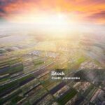 Simetri Geometris Foto Drone