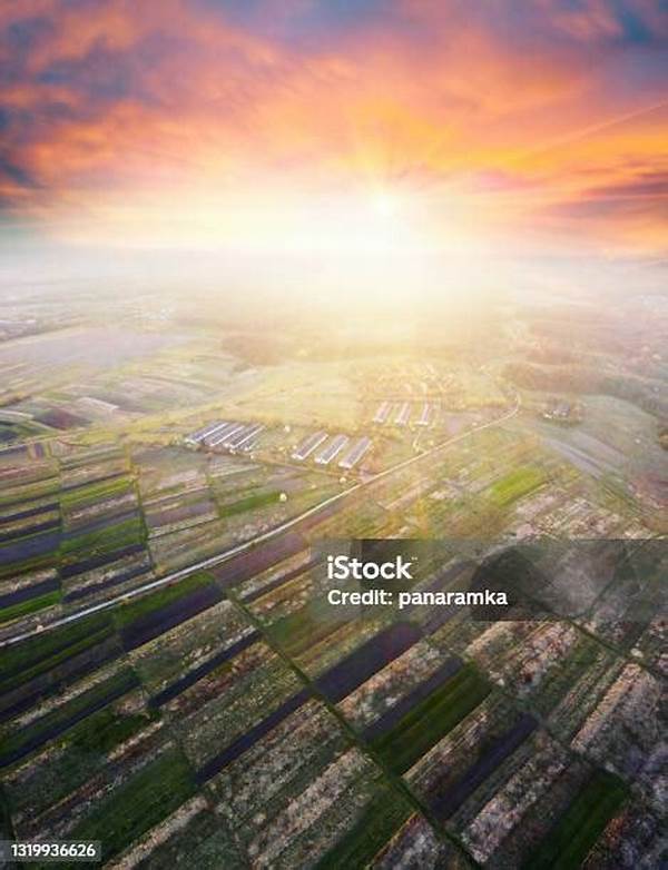Simetri Geometris Foto Drone